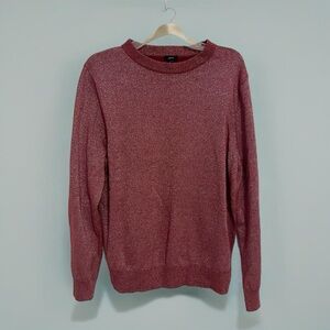 Jeff Men’s Red Crewneck Sweater / L
